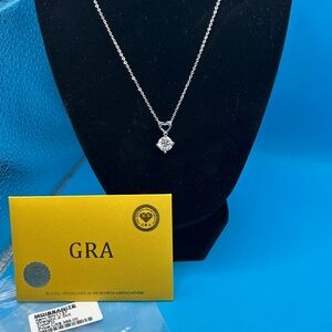 2.0 Moissanite‎ Diamond Heart Pendant Necklace retail $399
